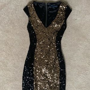 French Connection sparkle party dress